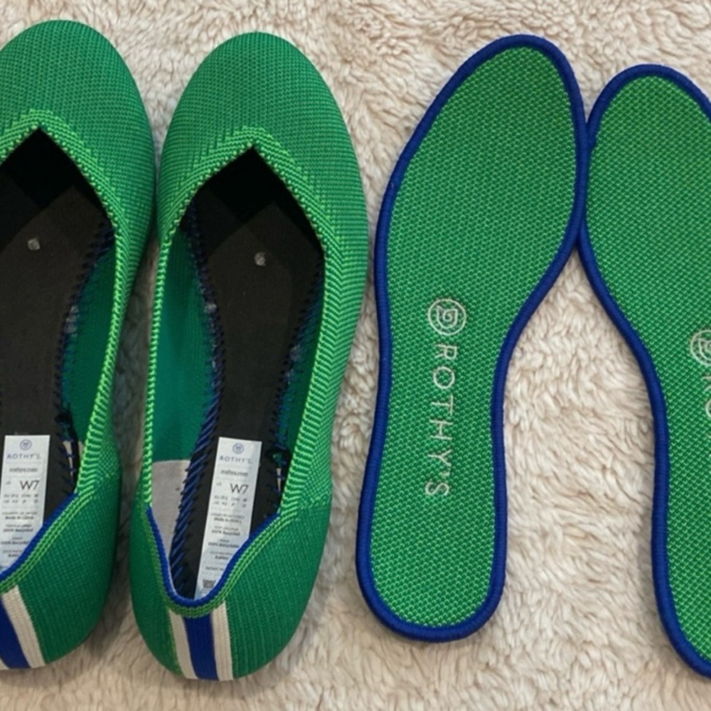 Rothy's Jellybean Kelly Green Flat - size 7 - Picture 6 of 6